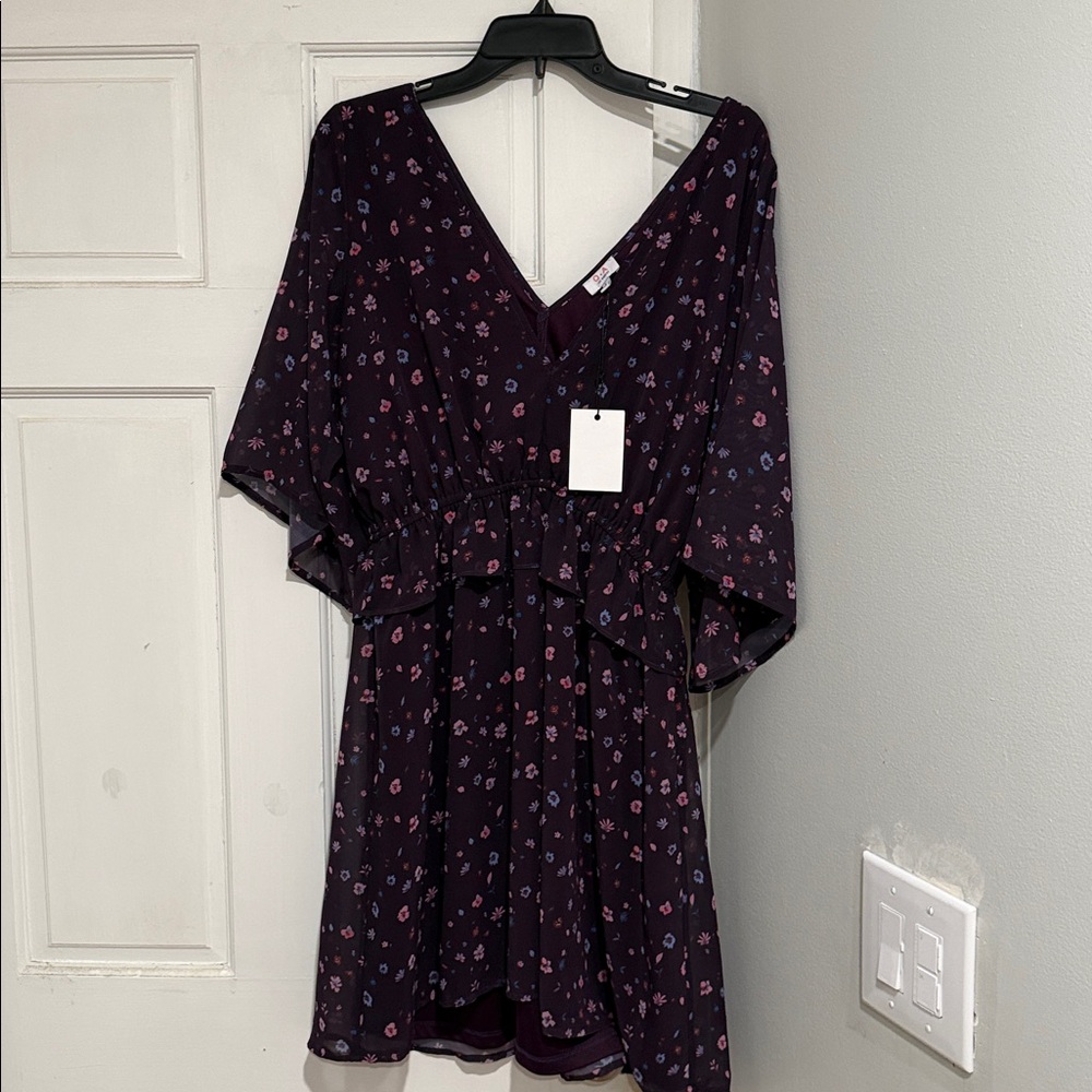 Floral V-Neck Dress